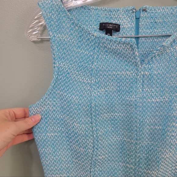 Talbots Midi Tweed Fitted Dress Size 6 Petite - Picture 3 of 8